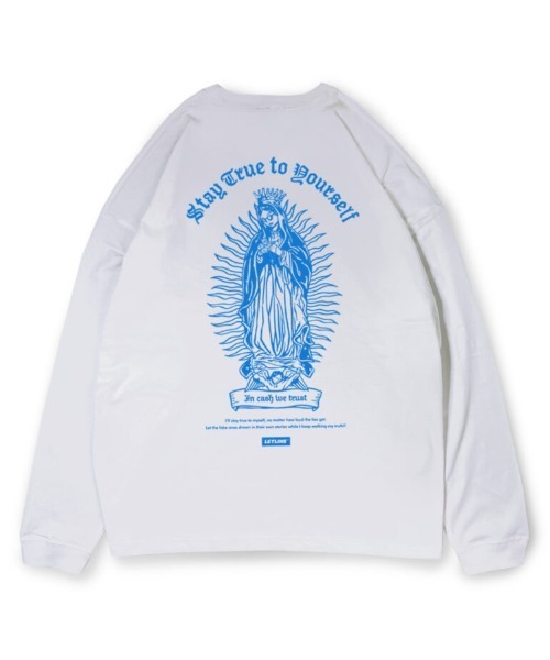 Leyline（レイライン）の「【Leyline】Urban Maria l/s tee（Tシャツ/カットソー・メンズ・ブラック×ホワイト/ホワイト×レッド/ホワイト×ブルー・M/XL/L）」の21枚目の写真