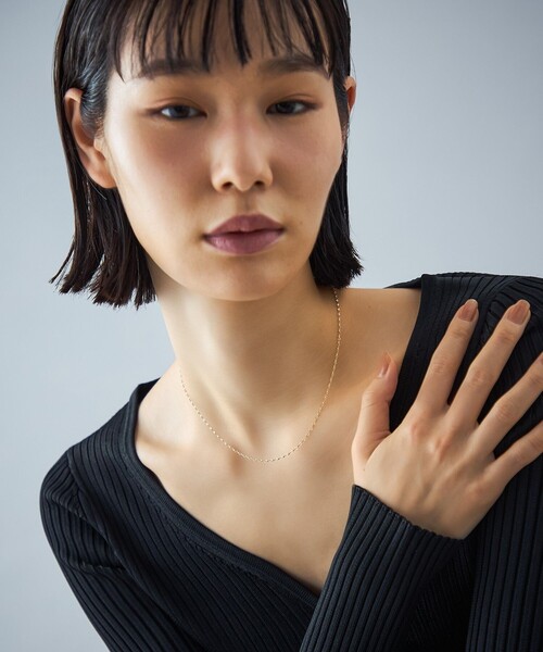 K18YG ネックレス モーグルチェーン（ネックレス）｜Jouete