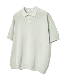 KNITTED（ニッティド）の「Cool Ever PK Short Sleeve Knit Tee PURE GREEN（ニット/セーター）」