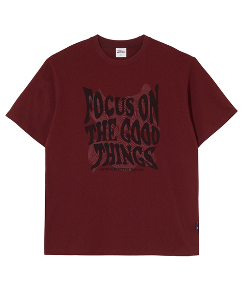 NOTHINGISBETTERTHANME(ナッシングイズベターザンミー)の「GEOMETRY LETTERING TEE_burgundy(Tシャツ/カットソー・レディース・その他・LARGE/MEDIUM/X-LARGE)」の1枚目の写真