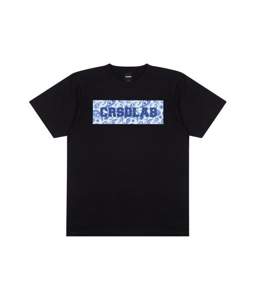 CREAM SODA LAB(クリームソーダラボ)の「クリームソーダラップ ペイズリー ボックス 半袖Tシャツ ブラック ホワイト(Tシャツ/カットソー・レディース・その他・MEDIUM/LARGE/X-LARGE/XX-LARGE)」の2枚目の写真