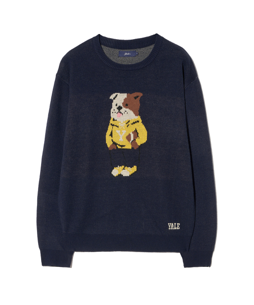 YALE(イェール)の「ライクダンラウンドニット_ネイビー(ニット/セーター・レディース・その他・SMALL/MEDIUM/LARGE)」の2枚目の写真