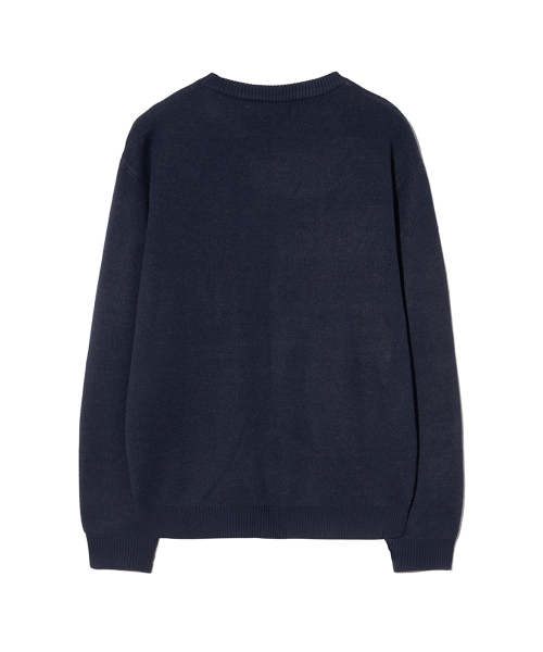 YALE(イェール)の「ライクダンラウンドニット_ネイビー(ニット/セーター・レディース・その他・SMALL/MEDIUM/LARGE)」の4枚目の写真