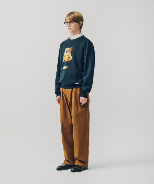 YALE(イェール)の「ライクダンラウンドニット_ネイビー(ニット/セーター・レディース・その他・SMALL/MEDIUM/LARGE)」の5枚目の写真