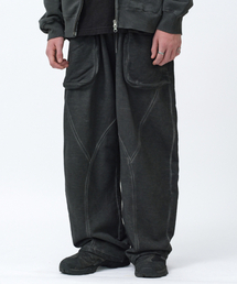 suade（スエード）の「CUT OUT SWEAT PANTS [BLACK]（スウェットパンツ）」