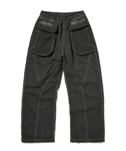 suade（スエード）の「CUT OUT SWEAT PANTS [BLACK]（スウェットパンツ・レディース・その他・SMALL/MEDIUM）」の2枚目の写真