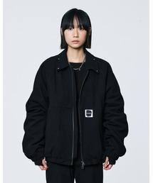 AAMBITION（アアンビション）の「キルティングワークジャケット（ブラック）（デニムジャケット）」