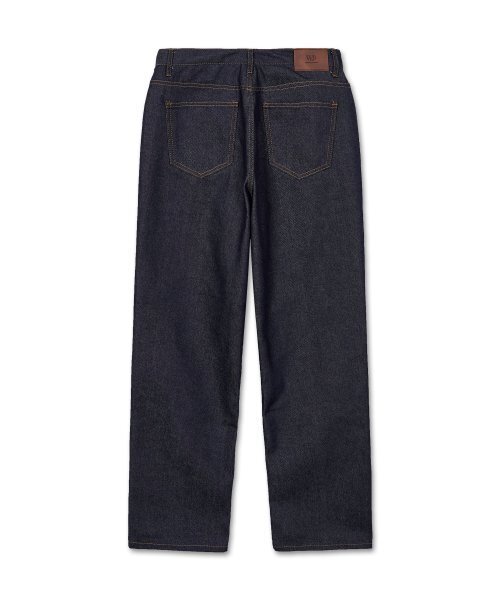 WEST GRAND BOULEVARD(ウエストグランドブルバード)の「セミワイド生地デニムパンツINDIGO(デニムパンツ・レディース・その他・LARGE/MEDIUM/SMALL/X-LARGE/XX-LARGE)」の2枚目の写真