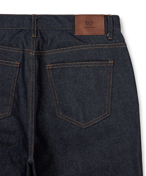 WEST GRAND BOULEVARD(ウエストグランドブルバード)の「セミワイド生地デニムパンツINDIGO(デニムパンツ・レディース・その他・LARGE/MEDIUM/SMALL/X-LARGE/XX-LARGE)」の4枚目の写真