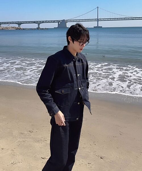 WEST GRAND BOULEVARD(ウエストグランドブルバード)の「セミワイド生地デニムパンツINDIGO(デニムパンツ・レディース・その他・LARGE/MEDIUM/SMALL/X-LARGE/XX-LARGE)」の10枚目の写真
