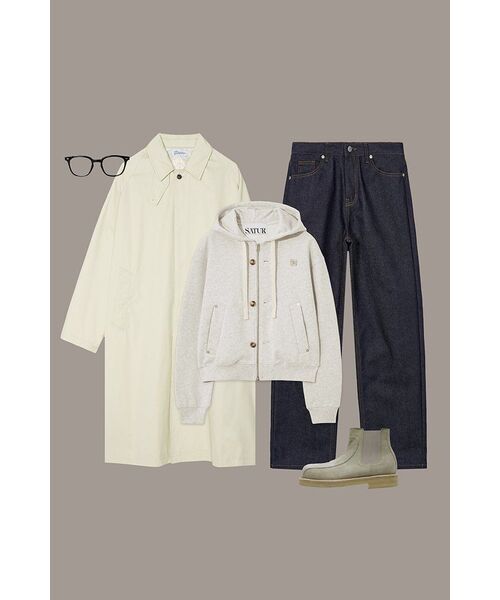WEST GRAND BOULEVARD(ウエストグランドブルバード)の「セミワイド生地デニムパンツINDIGO(デニムパンツ・レディース・その他・LARGE/MEDIUM/SMALL/X-LARGE/XX-LARGE)」の18枚目の写真