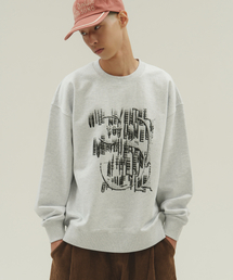 CAMEL WORK（キャメルワーク）の「ネバー・ロンリー・スウェットシャツ（アッシュグレー）（スウェット）」