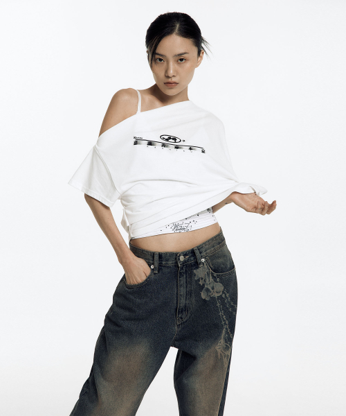KASHIKO(カシコ)の「Chain Wide Denim Pants Rusty Blue(デニムパンツ・レディース・その他・SMALL/MEDIUM)」の10枚目の写真
