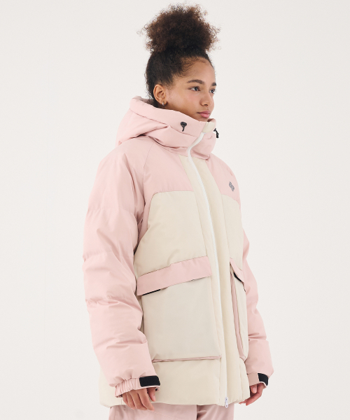 DOLL OUTERWEAR(ドラ アウターウェア)の「2526 ミカダウンジャケット PINK 男女共用(ダウンジャケット/コート・レディース・その他・X-LARGE/SMALL/MEDIUM/LARGE)」の7枚目の写真