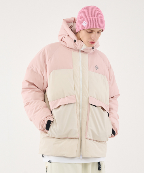 DOLL OUTERWEAR(ドラ アウターウェア)の「2526 ミカダウンジャケット PINK 男女共用(ダウンジャケット/コート・レディース・その他・X-LARGE/SMALL/MEDIUM/LARGE)」の10枚目の写真