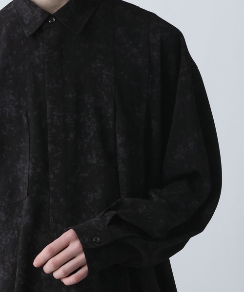 HARE（ハレ）の「【SET UP対応】YOSEレザーベルトシャツ(HARE)（シャツ/ブラウス・メンズ・パープル/グレー系その他/ブラック・FREE）」の21枚目の写真