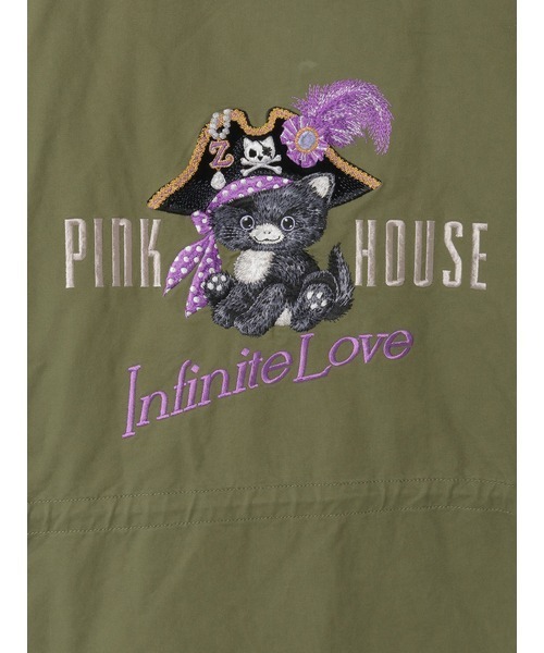 PINK HOUSE(ピンクハウス)の「パイレーツキャットワッペンモッズコート(モッズコート・レディース・イエロー/パープル/ブラック/レッド/ピンク・フリー)」の22枚目の写真