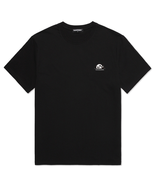 VANNWORKS(バンワークス)の「パンダ オーバーサイズ 半袖Tシャツ (VS0041) ブラック(Tシャツ/カットソー・レディース・その他・LARGE/MEDIUM/SMALL/X-LARGE/XX-LARGE)」の1枚目の写真