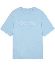 FDR（エフディーアール）の「Disk Logo Applique Short Sleeve Sky blue（Tシャツ/カットソー）」