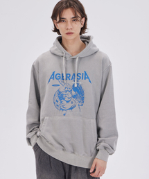 DYSFUNCT（ディスファンクト）の「HVN PIGMENT HOODIE(GRAY)（パーカー）」