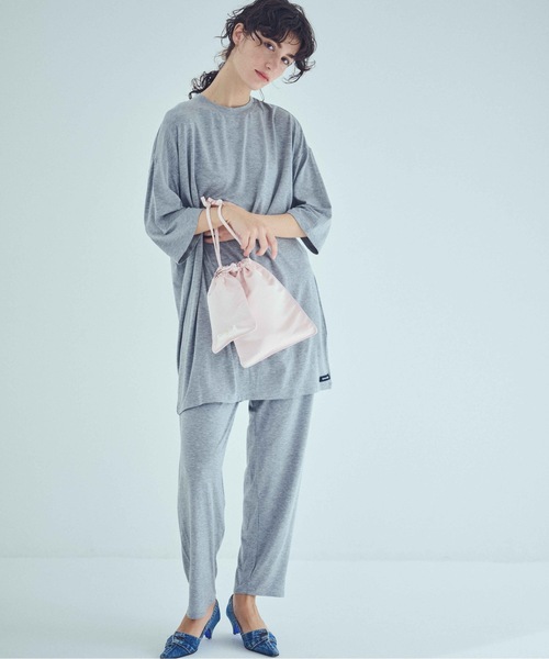 SEA(シー)の「コージープルオーバー(Tシャツ/カットソー・レディース・ピンク/グレー/ブラック・ONE SIZE)」の2枚目の写真