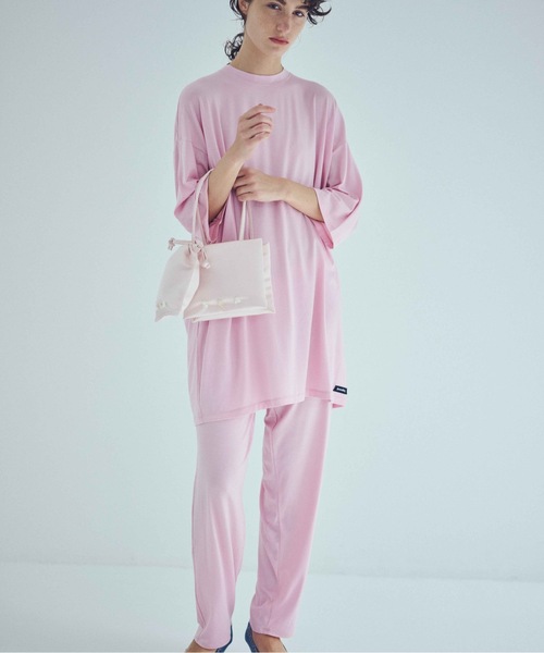 SEA(シー)の「コージープルオーバー(Tシャツ/カットソー・レディース・ピンク/グレー/ブラック・ONE SIZE)」の3枚目の写真