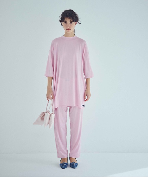 SEA(シー)の「コージープルオーバー(Tシャツ/カットソー・レディース・ピンク/グレー/ブラック・ONE SIZE)」の7枚目の写真