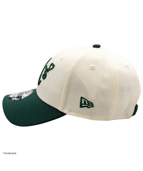 BASICKS(ベイシックス)の「【BASICKSx Newera】x Newera Athletics CapWHT/GRN(キャップ・メンズ・ホワイト・FREE)」の5枚目の写真