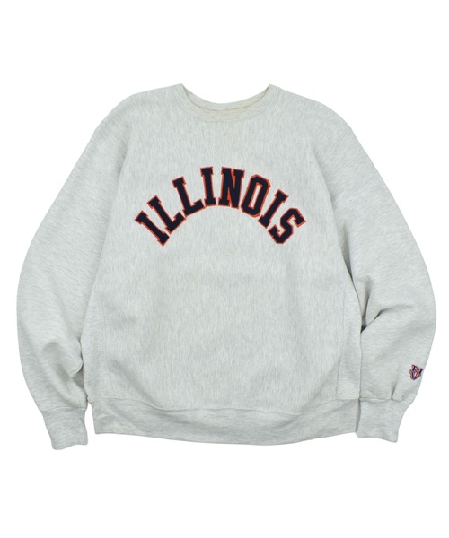LABORATORY R(ラボラトリーアール)の「【USED】90’s MV SPORT “ILLINOIS” リバースタイプ スウェット USA製(スウェット・メンズ・グレー・XX-LARGE)」の1枚目の写真