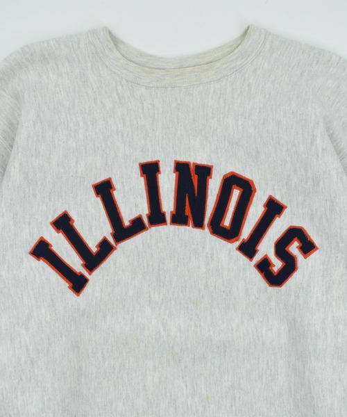LABORATORY R(ラボラトリーアール)の「【USED】90’s MV SPORT “ILLINOIS” リバースタイプ スウェット USA製(スウェット・メンズ・グレー・XX-LARGE)」の2枚目の写真