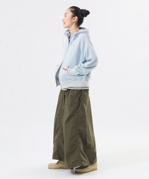 BEAMS BOY（ビームスボーイ）の「レトロ フィット ジップ フーディー（パーカー・レディース・サックスブルー/ナチュラル/チャコールグレー・1/2）」の15枚目の写真