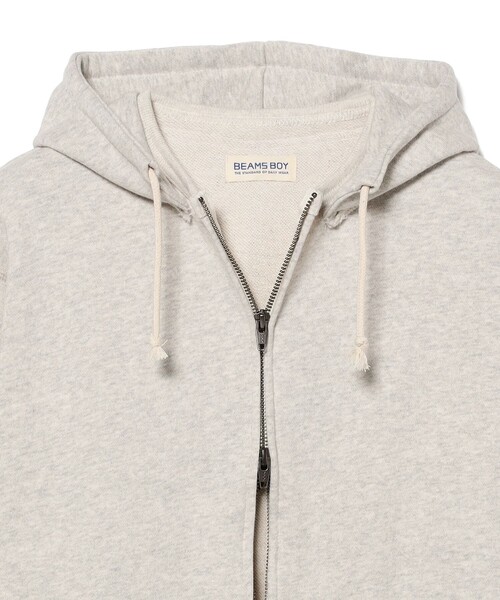 BEAMS BOY（ビームスボーイ）の「レトロ フィット ジップ フーディー（パーカー・レディース・サックスブルー/ナチュラル/チャコールグレー・1/2）」の22枚目の写真