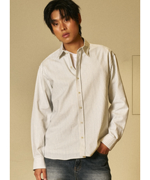 AMOU Multi stripe shirts BLUE