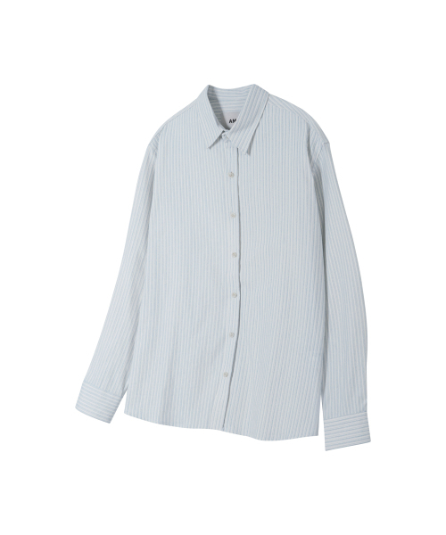 AMOU(アモウ)の「AMOU Multi stripe shirts BLUE(シャツ/ブラウス・レディース・その他・1/2/3)」の4枚目の写真