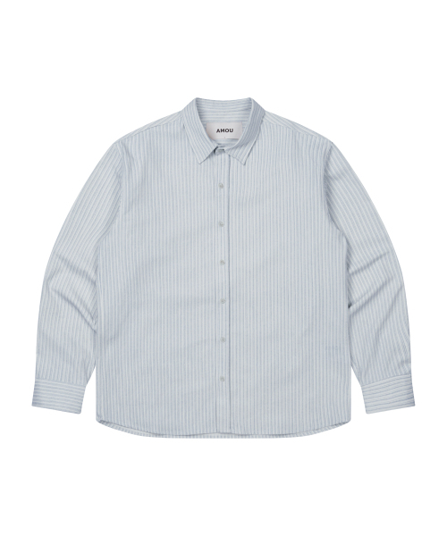 AMOU(アモウ)の「AMOU Multi stripe shirts BLUE(シャツ/ブラウス・レディース・その他・1/2/3)」の5枚目の写真
