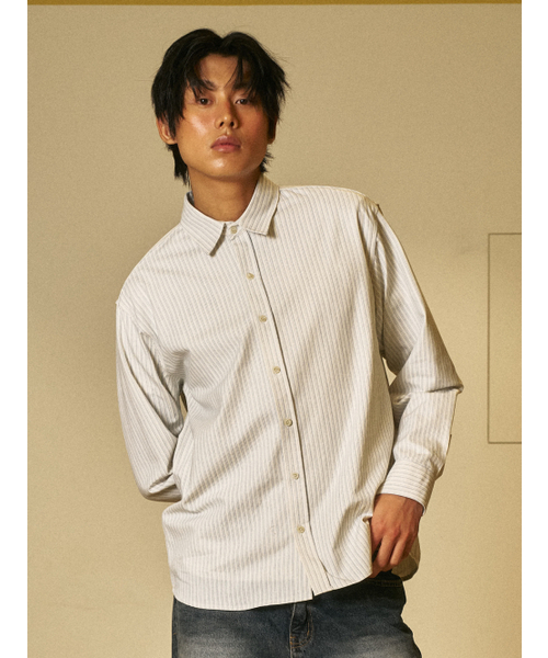 AMOU(アモウ)の「AMOU Multi stripe shirts BLUE(シャツ/ブラウス・レディース・その他・1/2/3)」の9枚目の写真