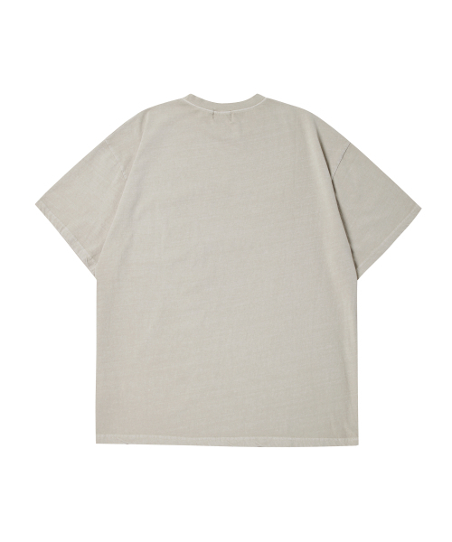 AKECII(アケシ)の「スーパーノーマルチェーン刺繍ピグメント半袖Tシャツ-クリーム(Tシャツ/カットソー・メンズ・その他・MEDIUM/LARGE)」の7枚目の写真