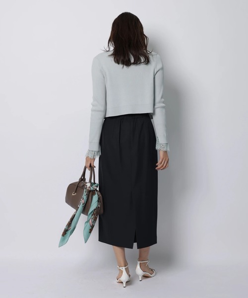 JUSGLITTY(ジャスグリッティー)の「プチボタンタイトスカート(スカート・レディース・ブラック/ベージュ・2/1/0)」の10枚目の写真