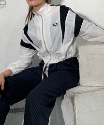 ROGER AND RAW（ロジャーアンドロウ）の「バイカラーナイロンショートジャケット（ナイロンジャケット）」