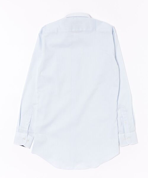 TOKYO SHIRTS(トウキョウシャツ)の「【超形態安定】 形態安定ノンアイロン ワイド 長袖ビジネスワイシャツ(大きいサイズ・長いサイズ)(ビジネスシャツ・メンズ・サックスブルー・首回り39cm-裄丈88cm/首回り41cm-裄丈90cm/首回り42cm-裄丈90cm/首回り43cm-裄丈90cm/首回り45cm-裄丈82cm/首回り45cm-裄丈86cm/首回り45cm-裄丈90cm/首回り47cm-裄丈86cm/首回り47cm-裄丈90cm)」の7枚目の写真