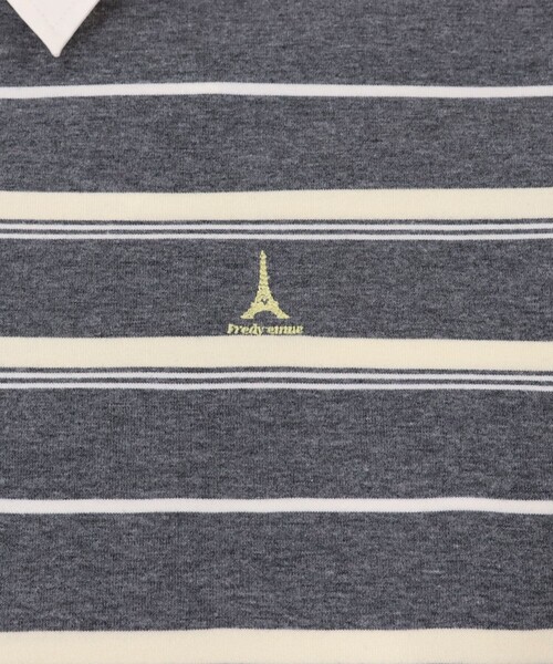 fredy emue（フレディエミュ）の「マルチボーダーラガーロンTシャツ（Tシャツ/カットソー・レディース・ブラウン系その他/グレー系その他/ピンク系その他・38）」の21枚目の写真