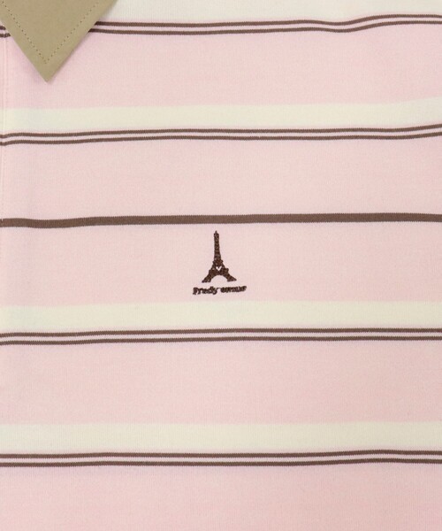 fredy emue（フレディエミュ）の「マルチボーダーラガーロンTシャツ（Tシャツ/カットソー・レディース・ブラウン系その他/グレー系その他/ピンク系その他・38）」の22枚目の写真