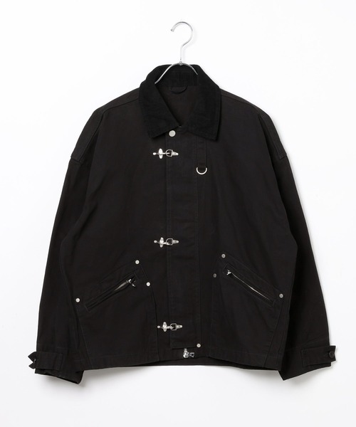 LAND MUSEUM（ランドミュージアム）の「LAND MUSEUM／ファイヤーマンバックルブルゾン（ブルゾン・メンズ・ブラウン/ブラック・LARGE/MEDIUM）」の16枚目の写真