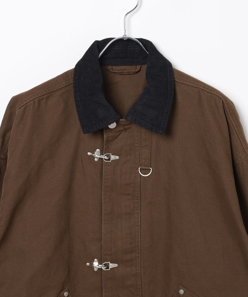 LAND MUSEUM（ランドミュージアム）の「LAND MUSEUM／ファイヤーマンバックルブルゾン（ブルゾン・メンズ・ブラウン/ブラック・LARGE/MEDIUM）」の3枚目の写真