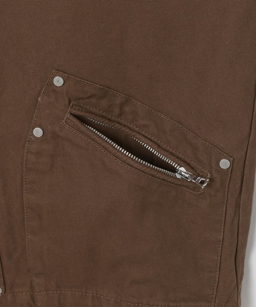 LAND MUSEUM（ランドミュージアム）の「LAND MUSEUM／ファイヤーマンバックルブルゾン（ブルゾン・メンズ・ブラウン/ブラック・LARGE/MEDIUM）」の8枚目の写真
