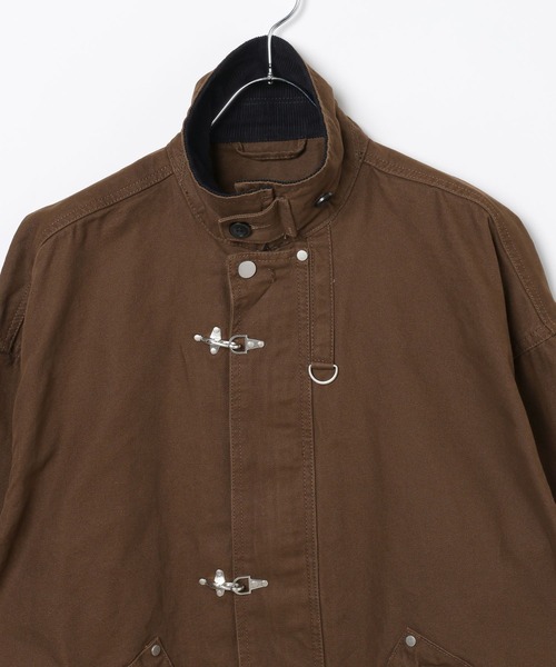 LAND MUSEUM（ランドミュージアム）の「LAND MUSEUM／ファイヤーマンバックルブルゾン（ブルゾン・メンズ・ブラウン/ブラック・LARGE/MEDIUM）」の12枚目の写真