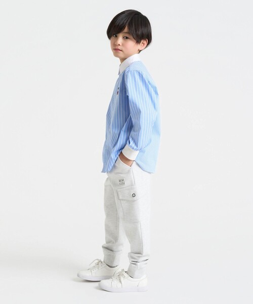 COMME CA ISM（コムサイズム）の「ジョガーカーゴパンツ（その他パンツ・キッズ・オートミール/ネイビー/ベージュ・100cm/110cm/120cm/130cm/140cm/150cm）」の4枚目の写真