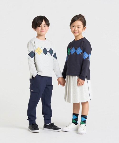 COMME CA ISM（コムサイズム）の「ジョガーカーゴパンツ（その他パンツ・キッズ・オートミール/ネイビー/ベージュ・100cm/110cm/120cm/130cm/140cm/150cm）」の8枚目の写真