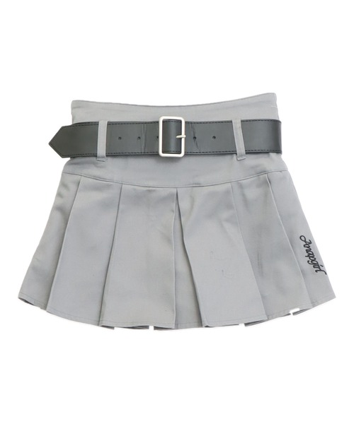 ANAP GｉRL（アナップガール）の「ベルト付プリーツスカート（スカート・キッズ・ネイビー/ブラック/グレー・XS/S/M）」の21枚目の写真