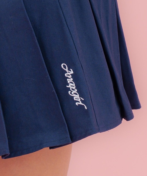 ANAP GｉRL（アナップガール）の「ベルト付プリーツスカート（スカート・キッズ・ネイビー/ブラック/グレー・XS/S/M）」の17枚目の写真